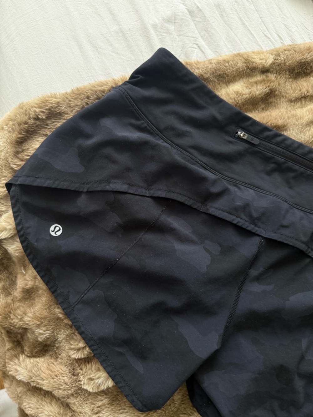 NWOT Lululemon Running Shorts - Camo